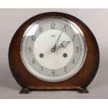 A Smiths Enfield Mahogany Mantle Clock. Condition Good, no chiming mechanism but in working order.