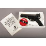 Webley & Scott 'Webley Tempest' air pistol. (with owners manual & pellets)