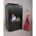 A boxed Art of Movement figure modelled as Flamenco Passion. H: 29cm. Condition fair. Repair to