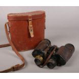 A cased pair of Beck Kassel Luchs 7x50 binoculars.