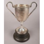 An E.P.N.S Trophy engraved 'S.C.F.C, Young Bird Ave, 1953'.