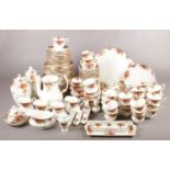 An extensive collection of Royal Albert 'Old Country Roses'. To include approx. 146 pieces. To