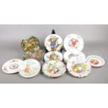 A box of twenty one collectors plates. To include, Royal Worcester World of Bears, Crown