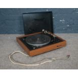 A Garrard 86sb vintage turntable. Condition fair. Not able to test if working as has no plugs.
