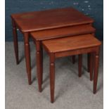 A G Plan Mahogany Set of Three Nest of Tables.