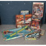 A quantity of vintage games. Including Mr Chimney Pot, Dukes of Hazard racing set, Sharpshooter,