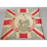 A Queen Victoria (1837-1897) 'God save the Queen' Flag. (65cm x 56 cm)