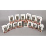 Fourteen boxed die-cast soldiers of the Great War. To include seven 5th Assault Battalion 1916 &