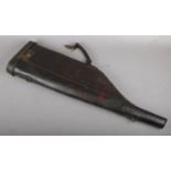 A Leather Gun Slip. Embossed with Initials J.R.B.