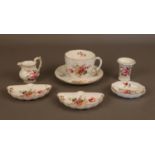 Seven pieces of Royal Crown Derby (Derby Posies). To include Tea cup and saucer, pin dish and