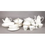 A forty one piece Bone China 'Mayfair' dinner & tea set. To include, teapot, coffee pot, two