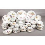 A Very Large (Seventy - Five Piece) Royal Worcester Evesham Dinner Service.