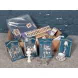 A collection of Doll's House accessories. The Doll's House Emporium Electric lights (boxed), girl