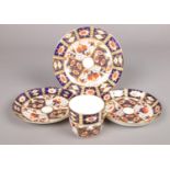 Four pieces of Imari pattern ceramics. Including Davenport examples, etc.