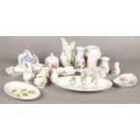 A quantity of Radford ceramics. Including vases, dishes, butter dish, etc.