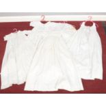 A quantity of vintage Baby's Christening dresses.