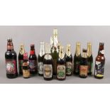 A collection of mainly sealed alcohol. Includes Grande Reserve, ales, cherry wine etc.