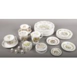 A collection of Royal Doulton Brambly Hedge ceramics. Includes cabinet plates, trinket boxes, cups