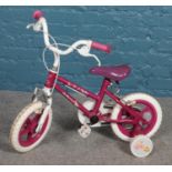 A Spike 'Ballerina' girls push bike. 68cm height.