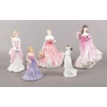 A collection of Royal Doulton figurines. (5) Figure of the year 1999 Lauren HN 3975, Rosie HN