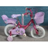 A Raleigh 'Molli' girls push bike. 63cm height.