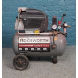 A Rockworth Powertask compressor. Model no 26803326.