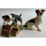 Chiltern from BORDER FINE ARTS - "DOGS GALORE" (DG28a) JACK RUSSELL figure 8cm high approx plus