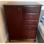 STAG tall chest of drawers/ tall-boy wardrobe