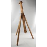 A vintage WOODEN ARTIST'S EASEL by J.M