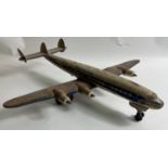 VINTAGE Joustra Large AIR FRANCE F-BHBB CONSTELLATION Airliner approx 45cm long