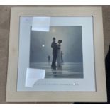 Framed Jack Vettriano print of couple dancing in evening dress