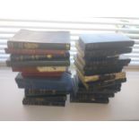 A box of THOMAS NELSON & SONS publisher vintage novels to include SHAKESPEARE & RL STEVENSON etc