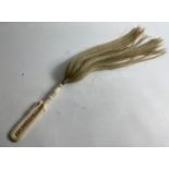 Lord Dunglass BONE HANDLED HORSE HAIR FLY SWAT/WHISK