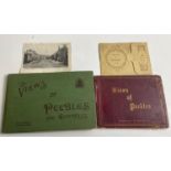 LOCAL INTEREST - VIEWS OF PEEBLES two volumes by Davidson & Whities early 1900's