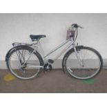 Contour 100 grey coloured mountain bike with owners manual and 26" wheels