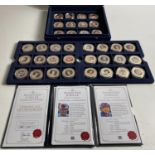 WESTMINSTER DIAMOND JUBILEE Fifty Pence presentation full collection all within its original
