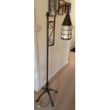 A floor standing UNUSUAL electric lamp