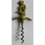 Unusual brass DEVON PIXIE bottle opener approx 13cm long