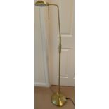 A brushed brass effect flexible reading lamp - nice quality!