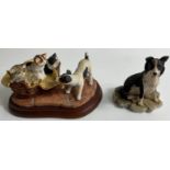 BORDER FINE ARTS JAMES HERRIOT STUDIO FIGURINE (A5907) Trouble - BORDER FINE ARTS - ALL CREATURES