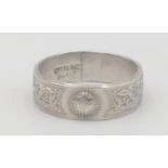 Celtic design ring stamped Sterling silver size S