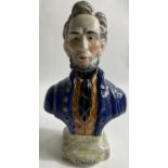 Ceramic Bust of Abraham Lincoln (approx 25cm high)