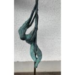 SIGNED LTD EDITION LAURENCE BRODERICK BRONZE 3/6 OUTDOOR sculpture water feature of a beautiful