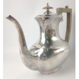 A Dublin hallmarked 1970 TEAPOT by silversmith ROYAL IRISH SILVER COMPANY, height 22cm x 26cm long