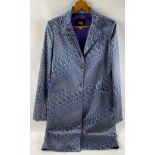 A VERSACE JEANS COUTURE two popper coat, size L (approx 36" chest), length approx 100cm