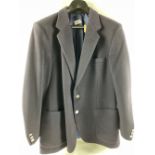 A men's CASHMERE JACKET with gilt buttons by the SAVOY TAYLOR'S GUILD, chest approx 38", length