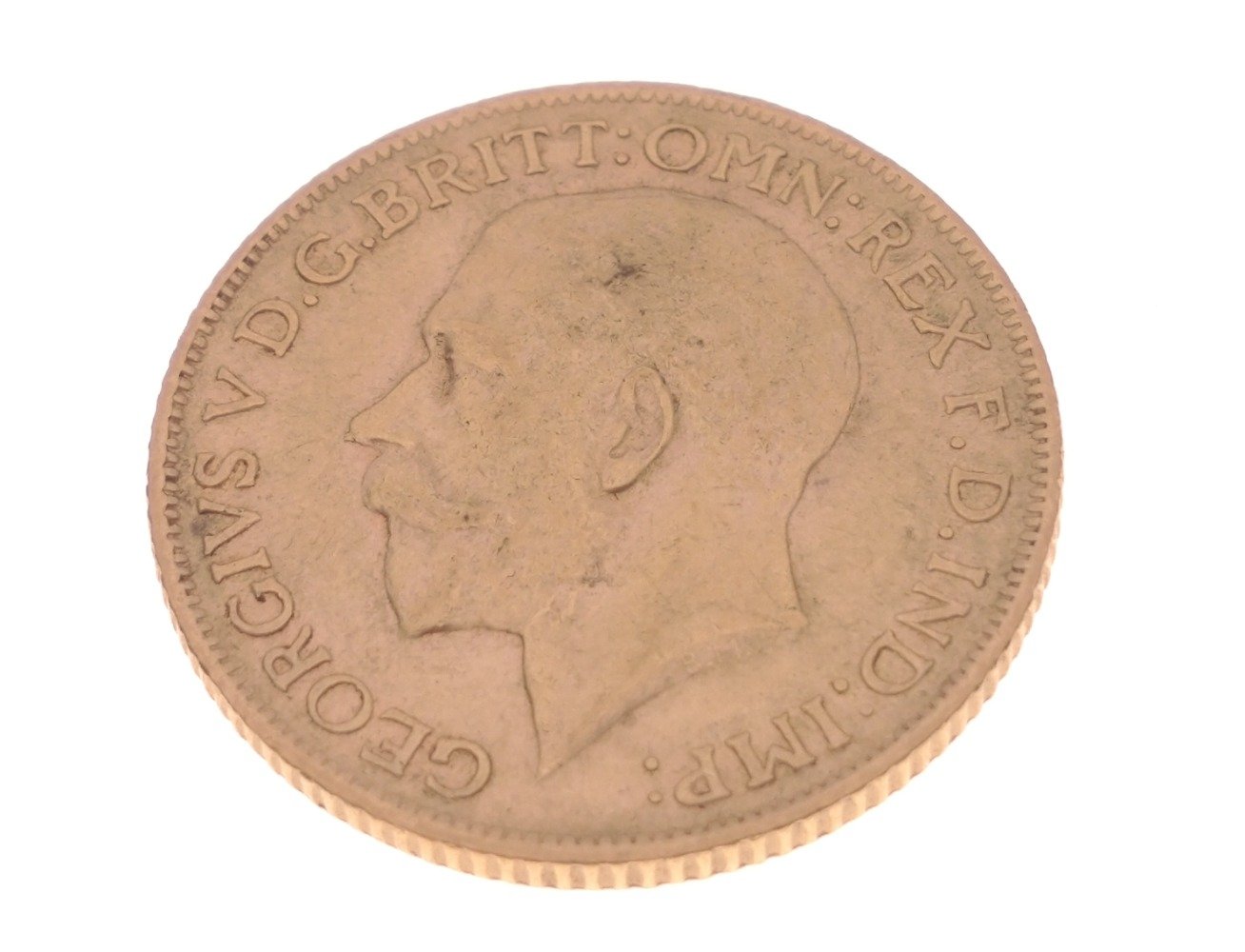 A KING GEORGE V 1913 FULL GOLD SOVEREIGN in good condition - Image 2 of 2