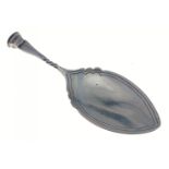 A nice quality CHESTER Hallmarked tea caddy spoon 17.25g weight approx 9cm length