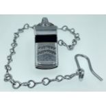 The ACME THUNDERER - vintage LANARK COUNTY POLICE WHISTLE and chain