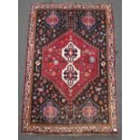 A BEAUTIFUL Qashqai carpet, this Qashqai carpet is a type of Persian rug made in the villages